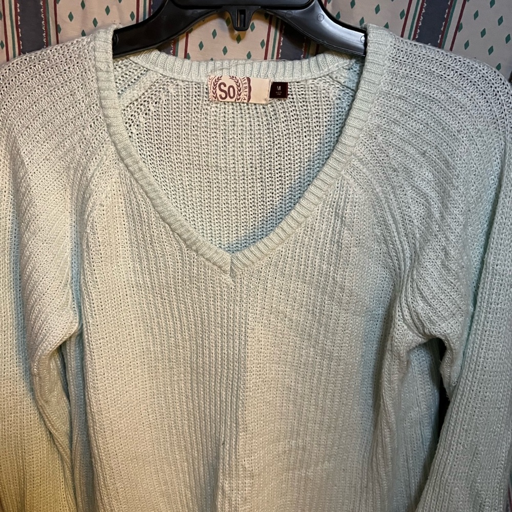 SO White Sweater
